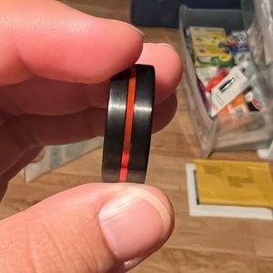 Modern Gents The Inferno Size 9 Mens engagement / wedding ring.